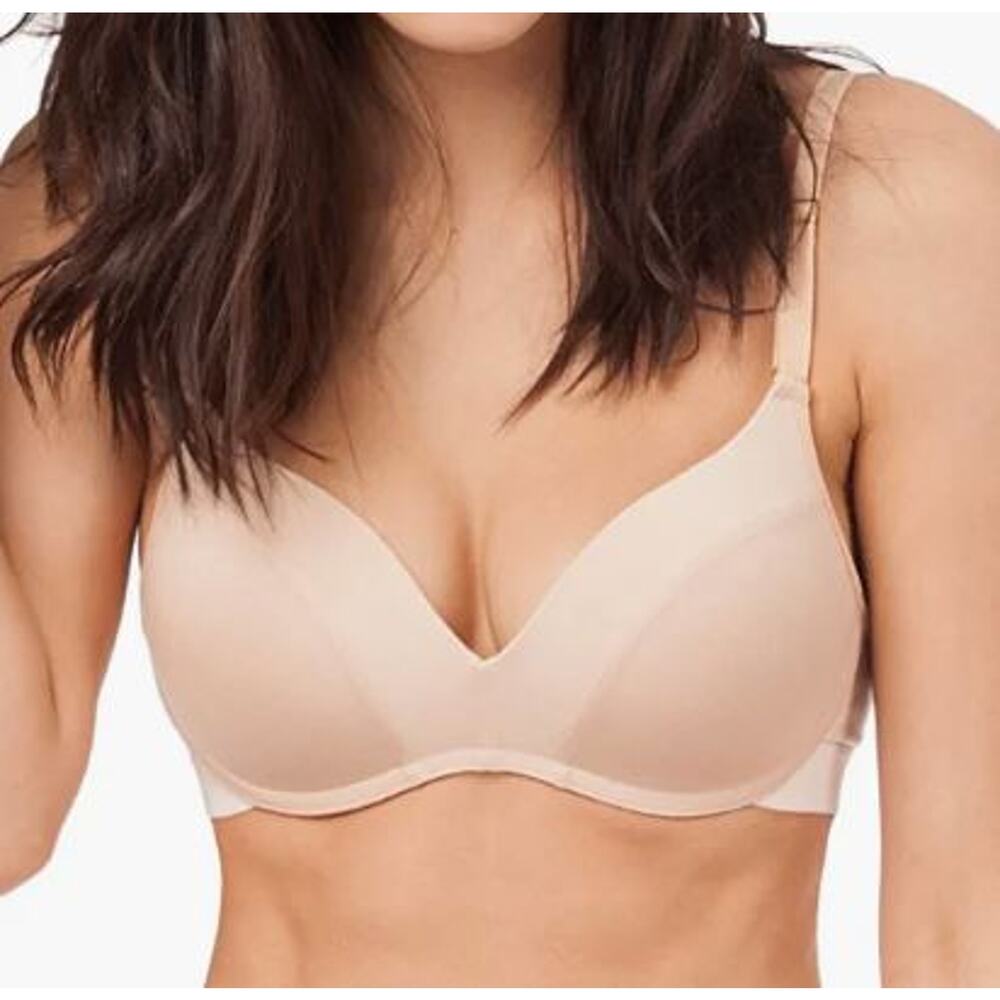 36DDD Lively Bra Wireless All Day Deep V Plunge Mesh Smoothing Sides No Wire NEW